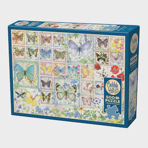 Butterfly Tiles - Cobble Hill 500 Piece Puzzle -