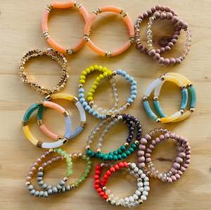 Stella + Pretty Mixed Bead Bracelets Assorted