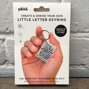 Shrink Kit - Little Letter Keyring