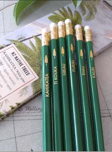 NZ Native Trees Pkt of 6 Pencils