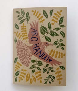 Thoughtful Cards: Arohanui Tui Card By Natty