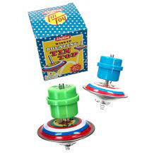 Wind-Up Bouncing Tin Tops