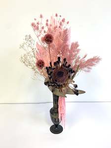 Burgundy & pinks in a vintage vase