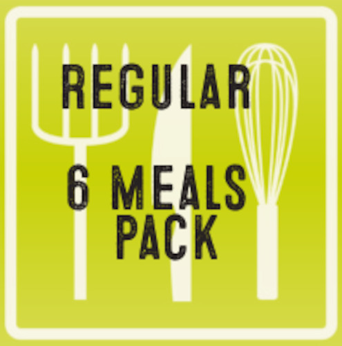 Regular 6 Meal Pack