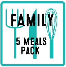 Family 5 Meal Pack