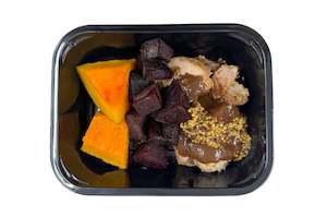 English Roast Pork with Brown Gravy and Wholegrain Mustard with Roasted Pumpkin …