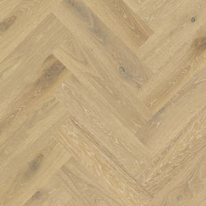 Hardwood Flooring: Blanc Herringbone