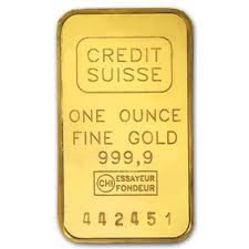 10 x 1 oz gold credit suisse bars