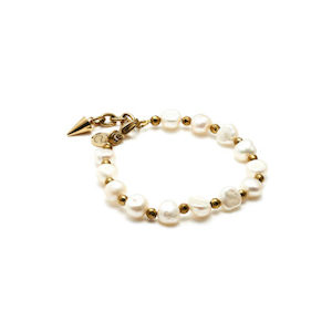 Lumina Bracelet Pearl/Gold