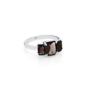 Reverie Ring Smokey Quartz/Silver