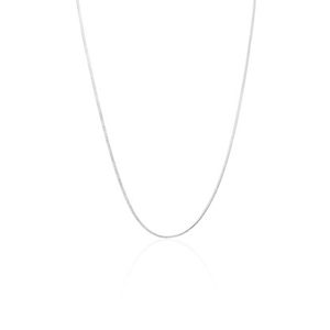 Snake Chain Necklace Silver