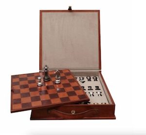 Leather Chess Set