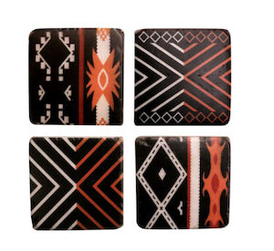 Moroccan Ochre Coaster Set