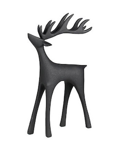 Black Standing Reindeer Small