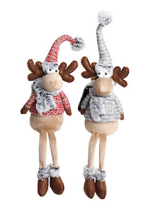 Dasher and Dancer Sitting Deer