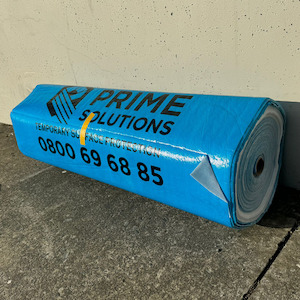 Prime Coated Fabric Floor Shield with Foam Backing