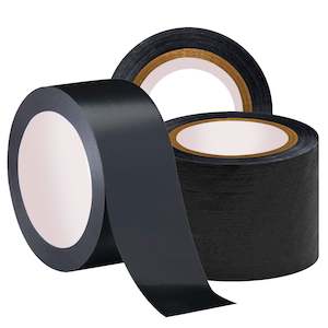 Shrink Wrap Supplies: Black Fabric Repair Cloth Duct Tape 50M X 200 Micron - 3 Sizes