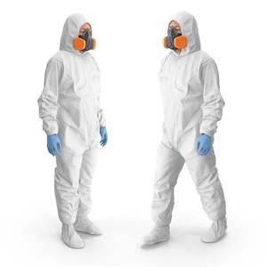 Health Safety: Disposable SMS Coveralls - 55 GSM