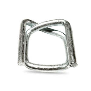 Steel Wire Buckle, Silver, 19mm and 25mm