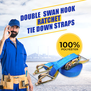 Strapping Accessories: Swan Hook A3 Steel Ratchet Tie Down Straps NZ (3 Color Option)