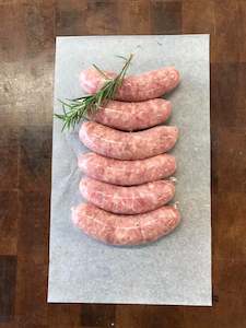 Butchery: Pork and Fennel Sausage (6 pack)