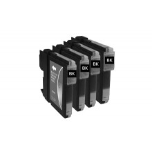 Stationery: Compatible Brother LC37/57 Black Ink Cartridges (4 Inks) BLACK ONLY