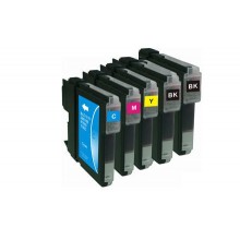 Stationery: Icon Compatible Brother LC38/67 Bx2 + C/M/Y Ink Cartridges (5 Inks)