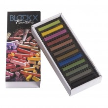 Stationery: BLOCKX Soft Pastel 12 Set Assorted Dark Assorted