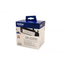 Genuine Brother DK22205 Paper Tape - 62mm x 30.48m