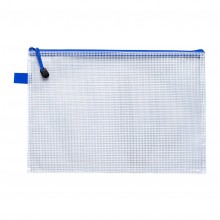 Icon PVC Mesh Zipper Bag A4 Oversize 345mm x 240mm - Pack of 12