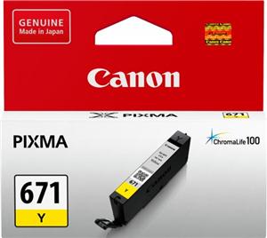 Canon CLI 671 Yellow Ink Cartridge - SPECIAL