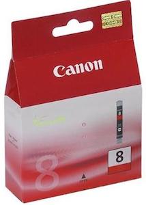 Canon Genuine Ink: Canon CLI8R Red Ink Cartridgeridge