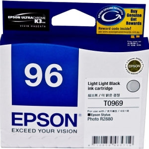 Epson Genuine Ink: Epson T0969 L L Black Ink Cartridge