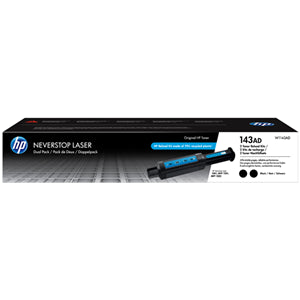 Hp Genuine Toner: HP 143A Dual Pack Black Neverstop Toner Reload Kit