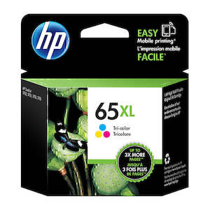 Hp Genuine Ink: HP 65XL Tri Colour High Yield Ink Cartridge