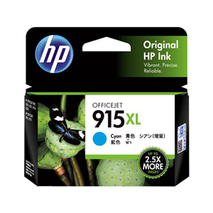 Hp Genuine Ink: HP 915XL Cyan Ink Cartridge