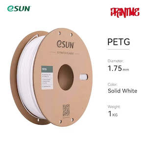 Internet only: eSUN PETG Solid White 1.75mm 1kg/2.2lbs