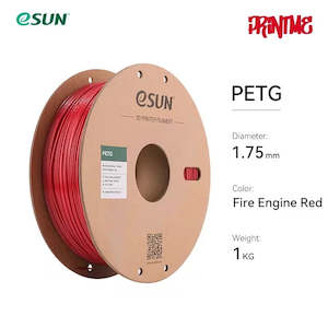 Internet only: eSUN PETG Fire Engine Red 1.75mm 1kg/2.2lbs