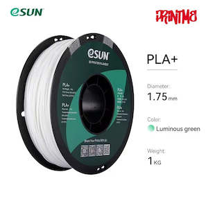 eSUN PLA+ Luminous Green 1.75mm 1kg/2.2lbs