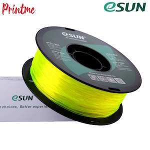 Internet only: eSUN TPU-95A Transparent Yellow 1.75mm 1kg/2.2lbs