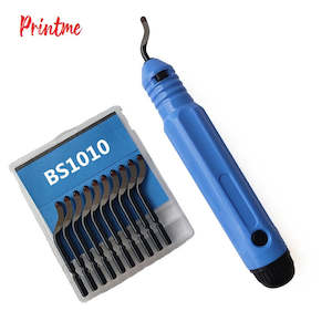 3D Printer Deburring Tool + 10 Replacement Blades