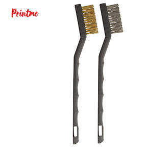 1x Steel Brush, 1x Brass Brush Printer Cleaning Tools