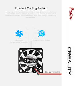 Internet only: Creality 3D, 6015 Motherboard Axial Fan 60x60x15mm 24V DC