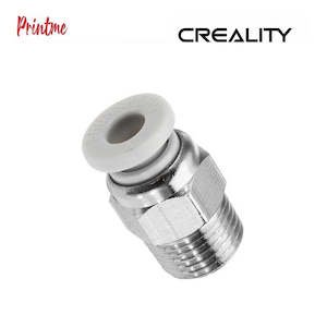 Internet only: Creality 3D PC4- Male Straight Pneumatic Tube Push Fitting Connector