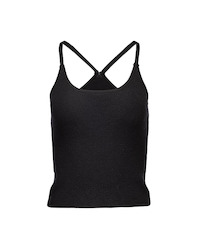 Yuna Knit Tank Black