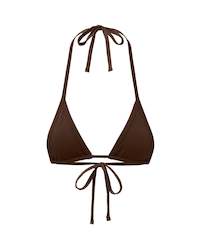 Quiet Micro Bikini Top Brown