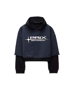 PRIX X PFUSA DON'T PANIC LAYERED HOODIE