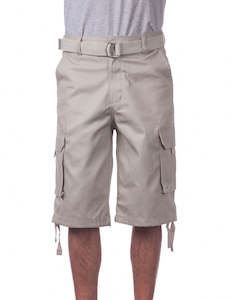 PRO CLUB  Twill Cargo Shorts SAND