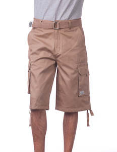 PRO CLUB  Twill Cargo Shorts KHAKI