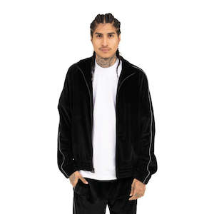 Pro Club VELOUR TRACK JACKET Black